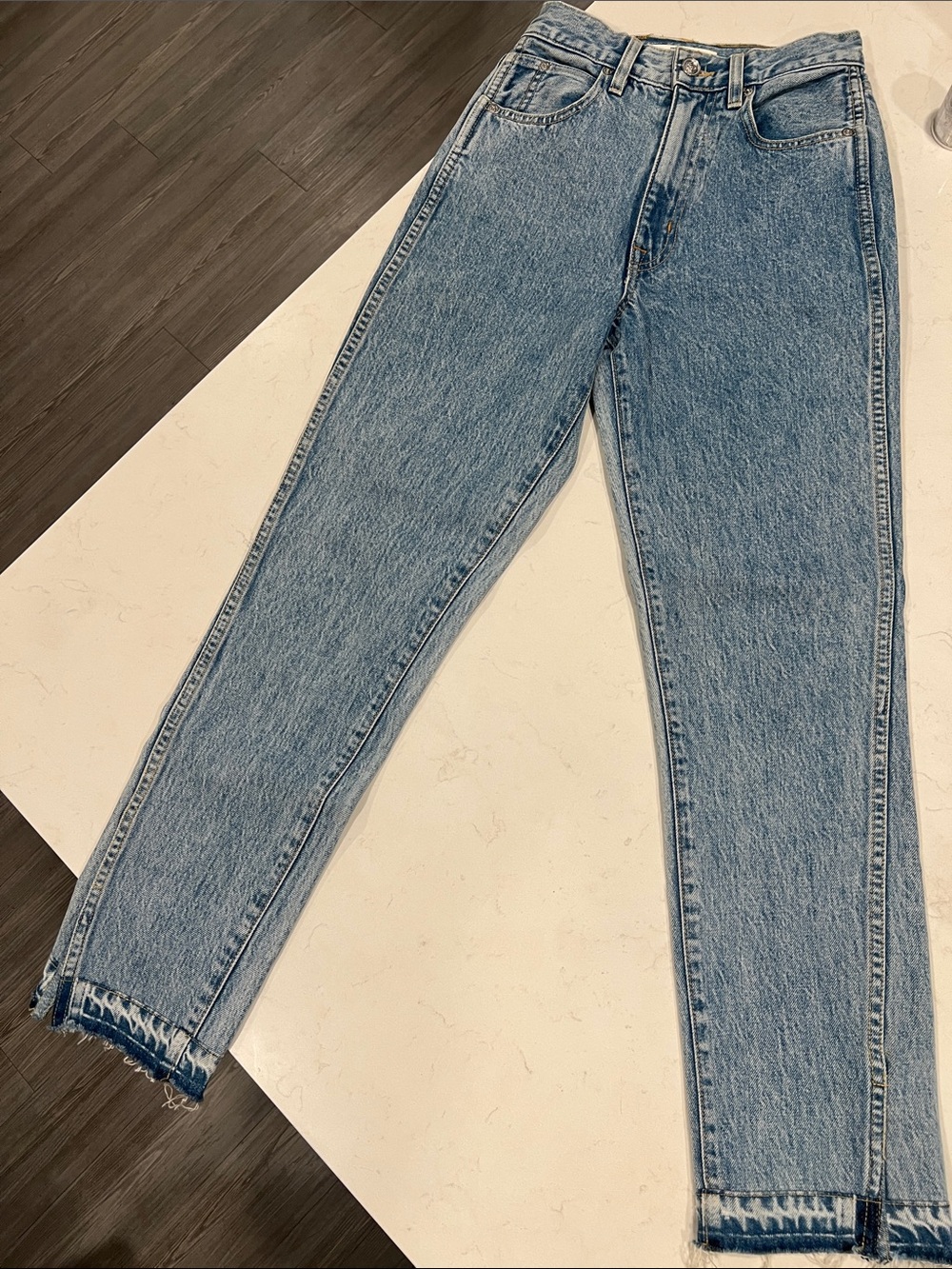 SLVRLAKE High-Rise Light Blue Denim Jeans